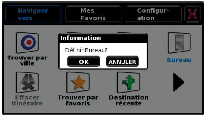 SNOOPER CC1000 - Configuration de la destination « bureau - 1