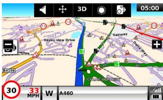 SNOOPER GPS PL2200 - Menu accès rapide - 1