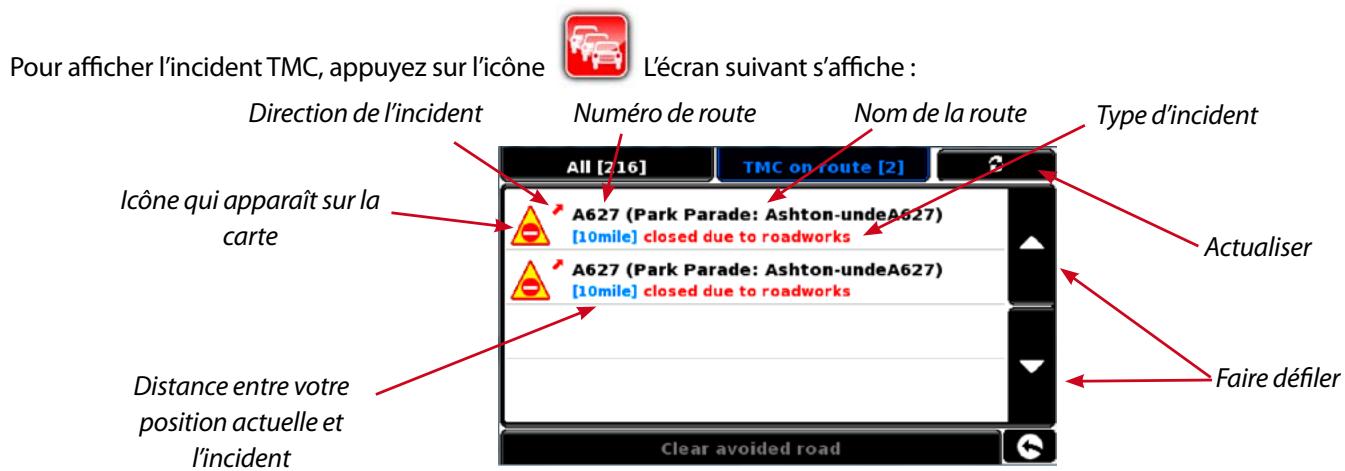 SNOOPER GPS PL2400 - Icône TMC - 3
