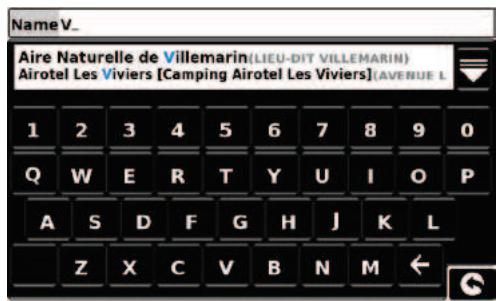 SNOOPER PL 5200, PL 8200 - Trouver par nom - 3