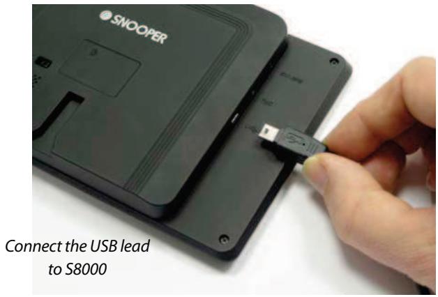 SNOOPER PL 5200, PL 8200 - Téléchargement de la base de données de radars AURA™ - 3