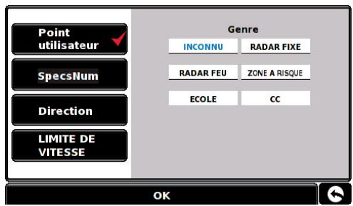 SNOOPER PL1000 - Modification de points d'utilisateur - 2