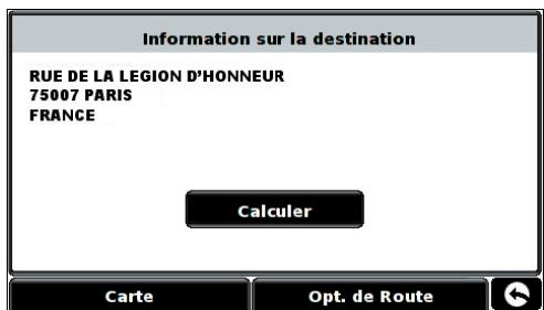 SNOOPER PL1000 - Procédure avancée : configurer votre adresse « domicile » ou « bureau » à l'aide de « sauvegarder le point actuel - 5