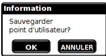 SNOOPER PL1000 - Sauvegarde de points d'utilisateur - 1