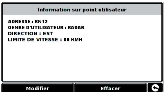SNOOPER SYRIUS PLUS S600 - Information sur point d'utilisation - 5