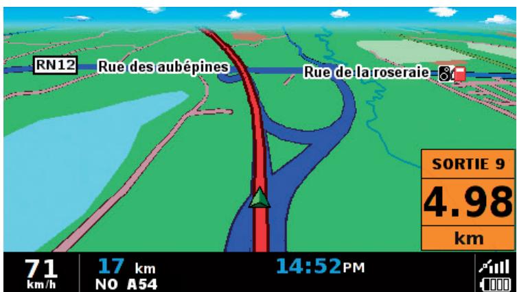 SNOOPER SYRIUS PLUS S600 - Information sur la destination - 1