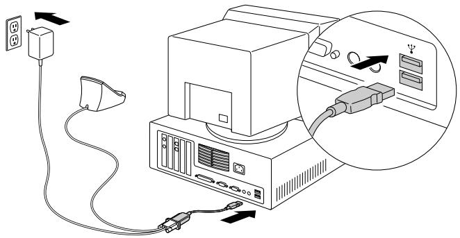 PALM CONNECT USB KIT - Effettuare il collegamento. - 1