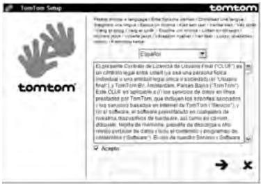 PALM GPS 3263 - Agregue un mapa: - 1
