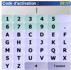 PALM GPS 3301 - Activation du logiciel navigator - 3