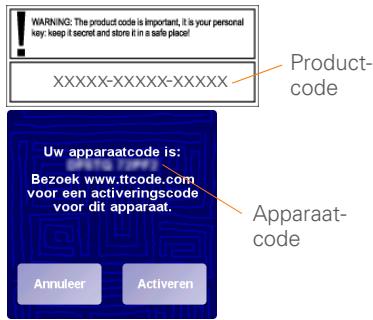 PALM GPS 3301 - De NAVIGATOR-software activeren - 2