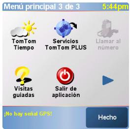 PALM NAVIGATOR CAR KIT - Salir del software TomTom NAVIGATOR - 1