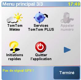PALM NAVIGATOR CAR KIT - Quitter le logiciel tomtom navigator - 1