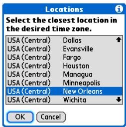 PALM ONE - Adding new locations - 3