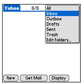 PALM ONE - Viewing another folder - 1