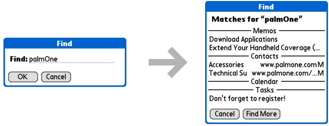 PALM ONE - Finding information - 2