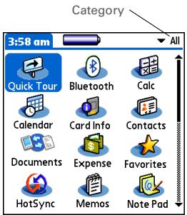 PALM ONE - Moving around in Applications View - 1