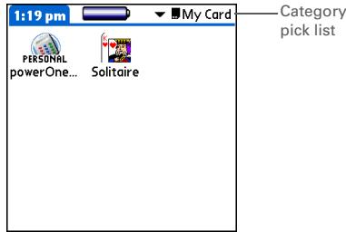 PALM ONE - Insert the expansion card. - 1