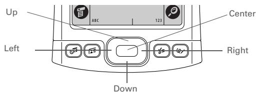 PALM ONE - Using the 5-way navigator - 1