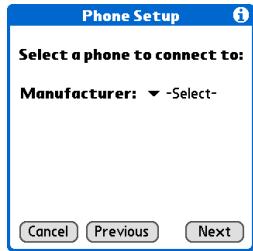 PALM ONE - Setting up a Bluetooth phone connection - 3