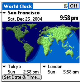 PALM ONE - Setting the primary location - 2
