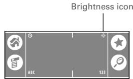 PALM ONE - Adjusting the brightness - 1