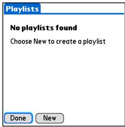 PALM ONE - Creating a playlist - 2