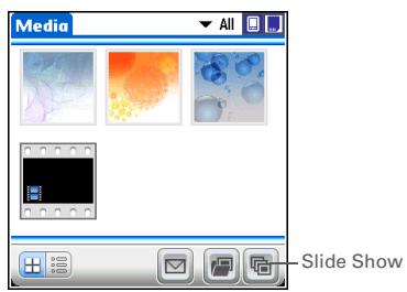 PALM ONE - Viewing a slide show - 1
