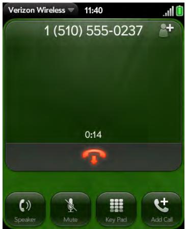 PALM PIXI - Manage a call - 1