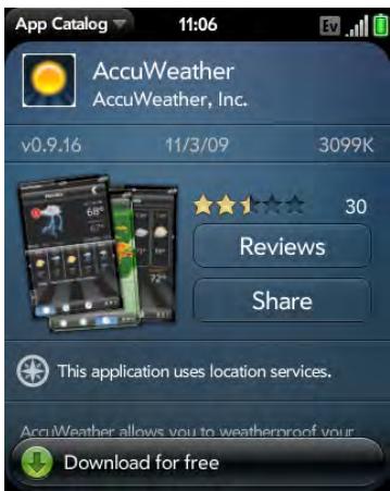 PALM PIXI - Open App Catalog - 2