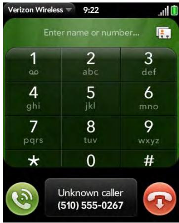 PALM PIXI - Answer a call - 1