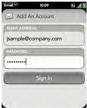 PALM PIXI - Open Email - 1