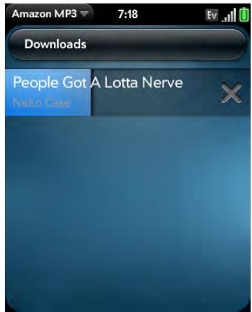 PALM PIXI - View and work with downloaded items - 1