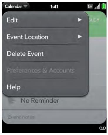 PALM PIXI - Delete an event - 1