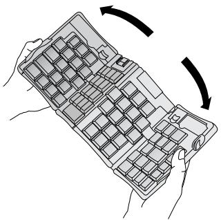 PALM PORTABLE KEYBOARD - So offen Sie die Tastatur: - 2