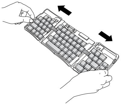PALM PORTABLE KEYBOARD - Fechamento do teclado - 1