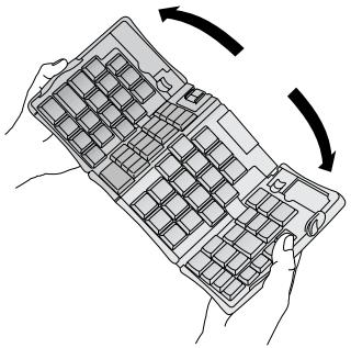 PALM PORTABLE KEYBOARD - Pour ouvrir le clavier : - 2