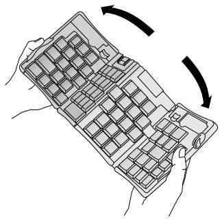 PALM PORTABLE KEYBOARD - ParaAbrir o teclado: - 1