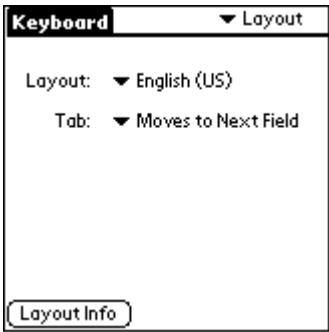 PALM PORTABLE KEYBOARD - 配列設定を変更するには - 2