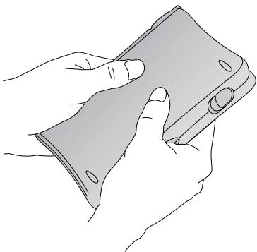 PALM PORTABLE KEYBOARD - To close the keyboard: - 3