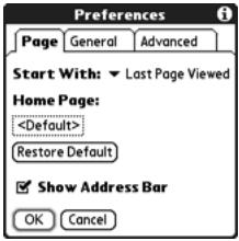 PALM TREO - Arranging Bookmarks and Saved Pages - 2