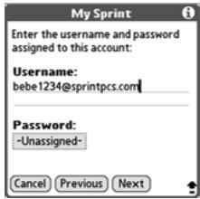 PALM TREO - Setting Up an Account on Your Device - 2