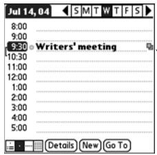 PALM TREO - Scheduling a Repeating Event - 2