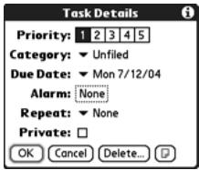 PALM TREO - Organizing Your Tasks - 1