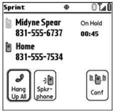 PALM TREO - Making a Second Call - 1
