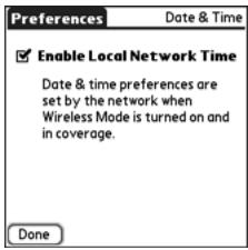 PALM TREO - Setting the Date and Time - 2