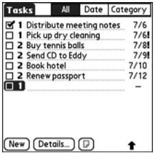 PALM TREO - Setting Task Priority, Due Date, and Other Details - 1