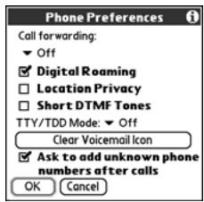 PALM TREO - Note: - 1