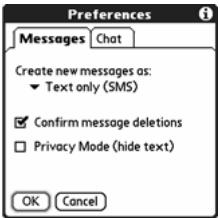 PALM TREO - Customizing Your Messaging Settings - 1