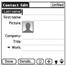 PALM TREO - Assigning a Caller ID Picture - 1