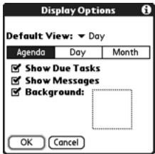 PALM TREO - Customizing Display Options for Your Calendar - 1